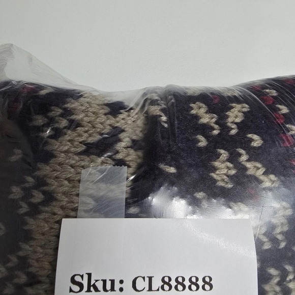 Vintage Abercrombie & Fitch Wool Sweater Mens M Nordic Fair Isle Knit Cabincore - Picture 10 of 10